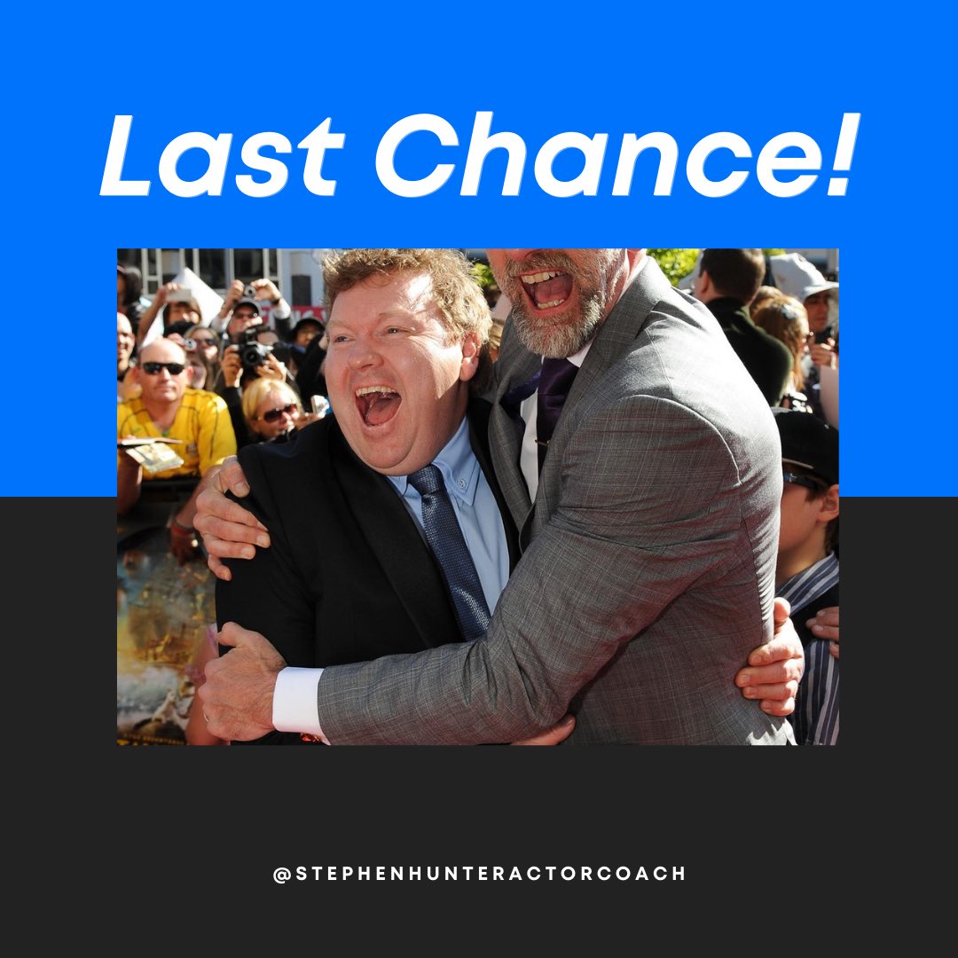🔴 Applications close at Midnight!

🫵 If you’re sick of NOT achieving your Acting dreams…

Click the link to join The PRO Actors Academy!

I’ll teach you EVERYTHING I know, so you can start to BOOK Acting Work!

bit.ly/FASTRACKNow

#acting #film #tv #actingclass #audition