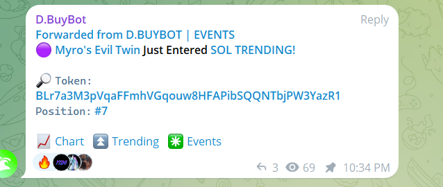 MyronOnSol's tweet photo. We are TRENDING $MYRON https://t.co/T88MqdqdXA
