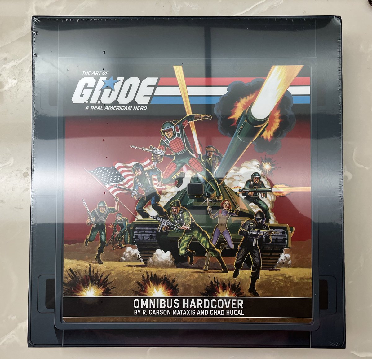 pjdonnell's tweet photo. Got this massive tome in last night!  The Art of G.I. Joe A Real American Hero by @3djoes and Chad Hucal.  I love it, it’s great.  Get one for yourself! https://t.co/7RKQK71wTP