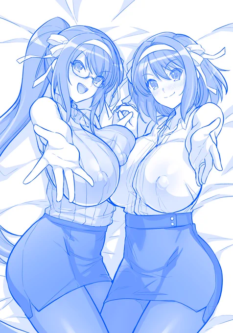 爆乳ダブル大人ハルヒさん 