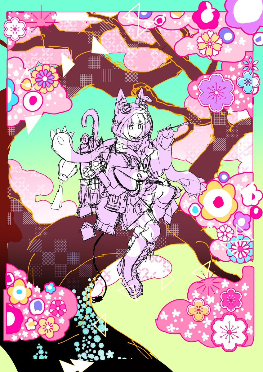ここら辺とかもラフ切ってたことすらも忘れて塩漬けにしてたから描きたい 