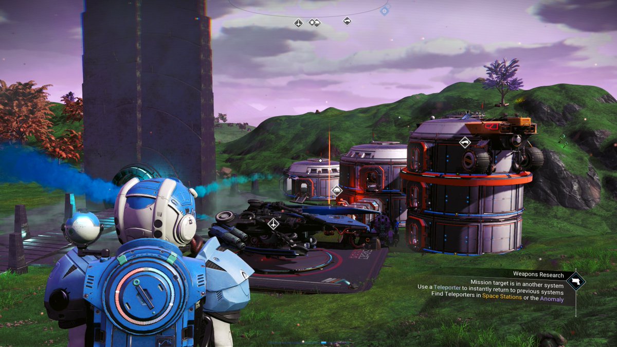 seraklim's tweet photo. So I started playing No Man's Sky recently and I just finished my parking building. https://t.co/KrT6uX3l8g