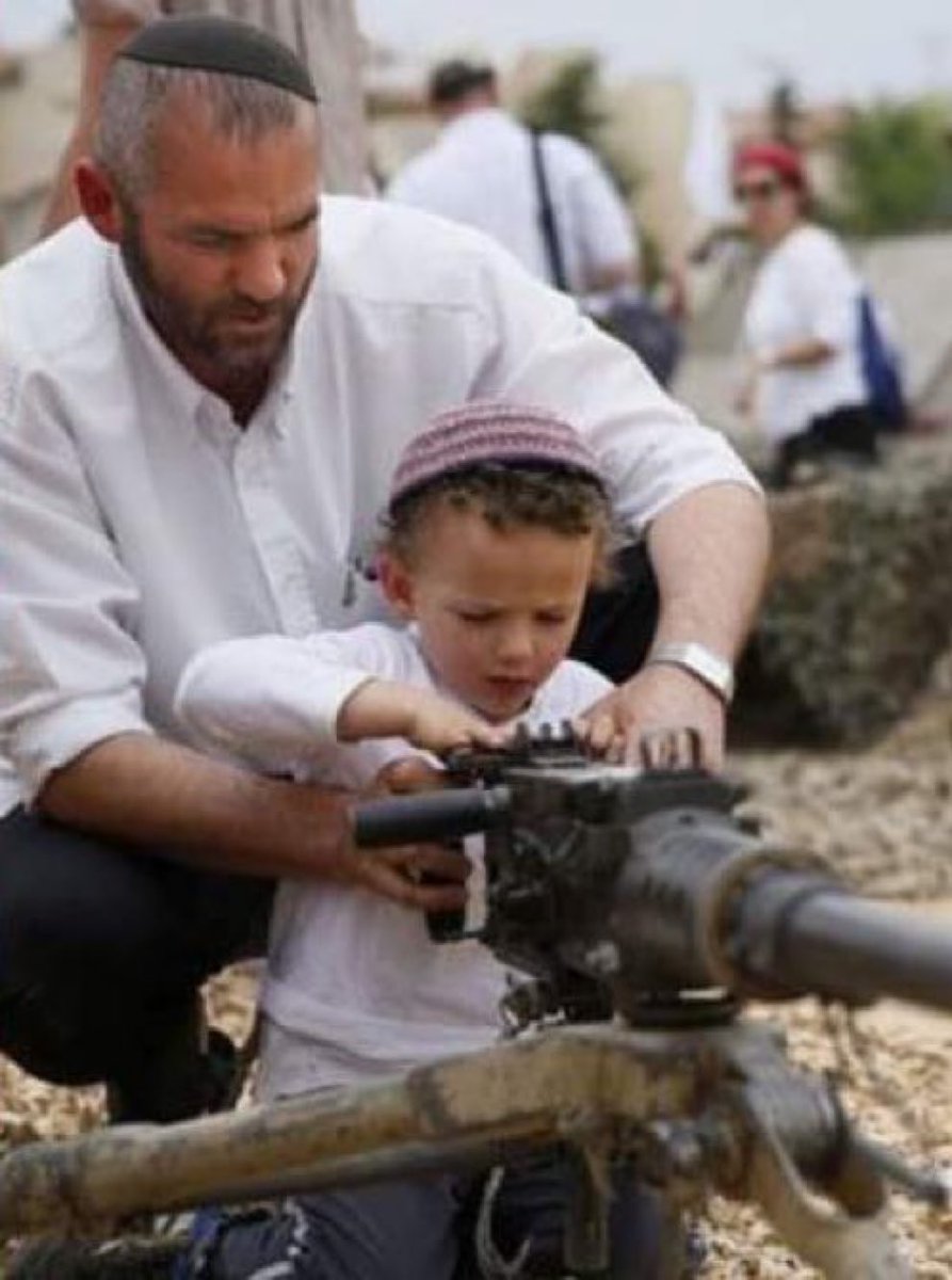 @DrEliDavid Jews train their children to kill Arabs !!. Jews are Enemies of peace !! #Israel GenocidalState