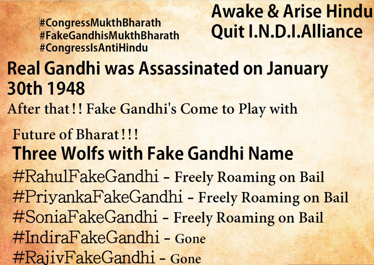 HansahPure's tweet image. #CongressMukthBharath