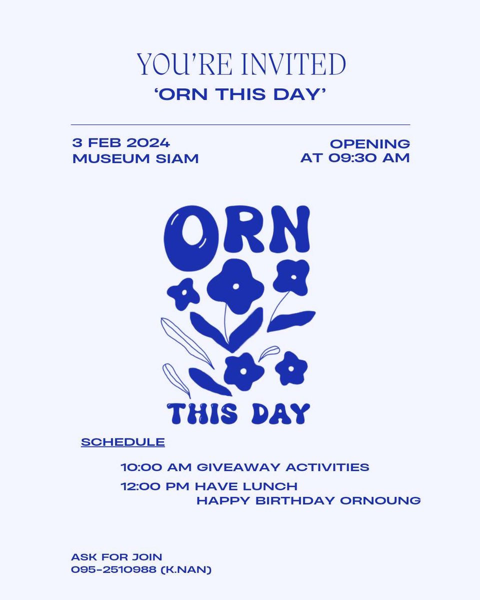 Uneq_Ent's tweet image. ❣️ORN this Day —— 
วันคล้ายวันเกิดอรในปีนี้ อยากให้ทุกคนมาร่วมส่งต่อความรัก 💕 แบ่งปันแจกจ่ายถุงยังชีพ ข้าวของเครื่องใช้ อาหารแห้งเพื่อนำไปบริจาคให้แก่ผู้ที่ขาดแคลน ✨
และร่วมทานอาหารเนื่องในวันคล้ายวันเกิดหลังจากจบกิจกรรม ~ 🎂🥐🍣🍼

#MoveORN 💙 #OrnOung