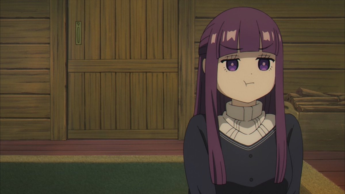 フリーレン 17話 フェルンちゃんの拗ね顔の可愛いこと。 こんな風に