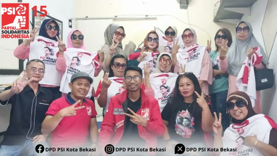 psikotabekasi's tweet photo. Sosialisasi bukan hanya kata, tapi langkah untuk menciptakan perubahan positif.
Salam Solidaritas!
#GenerasiOptim15
#PartaiSolidaritasIndonesia
#PartaiMilenial
#PartaiAnakMuda
#PartaiAntiKorupsi
#PartaiAntiIntoleransi
#BekasiB15A
#PSIKotaBekasi
#KitaHera
#HeraB15A https://t.co/8dIZhQvspo