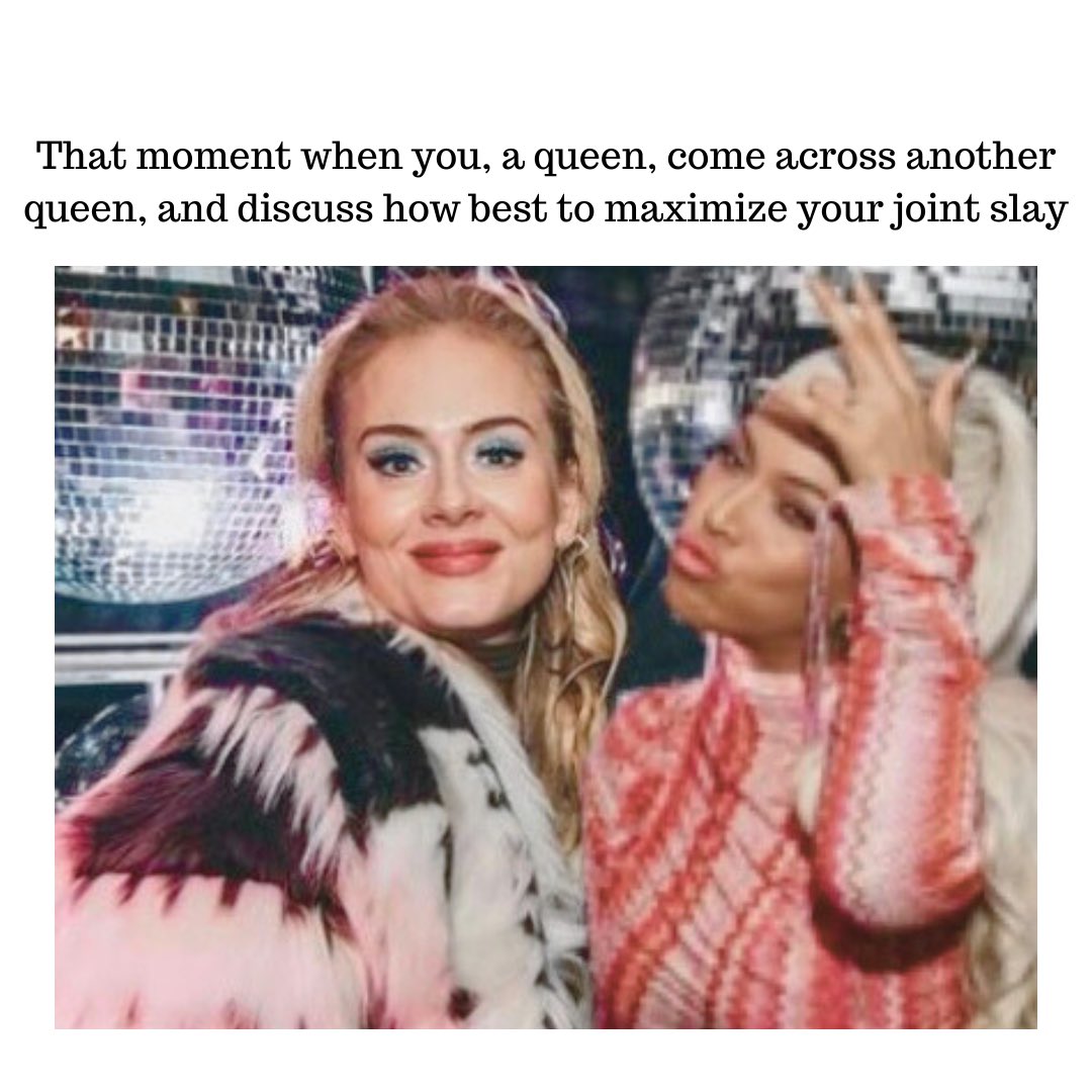 AxelDiazPR's tweet photo. 👑+👑=💅🔥

#BEYDELE
 @AdeleAccess https://t.co/vNARjronEO
