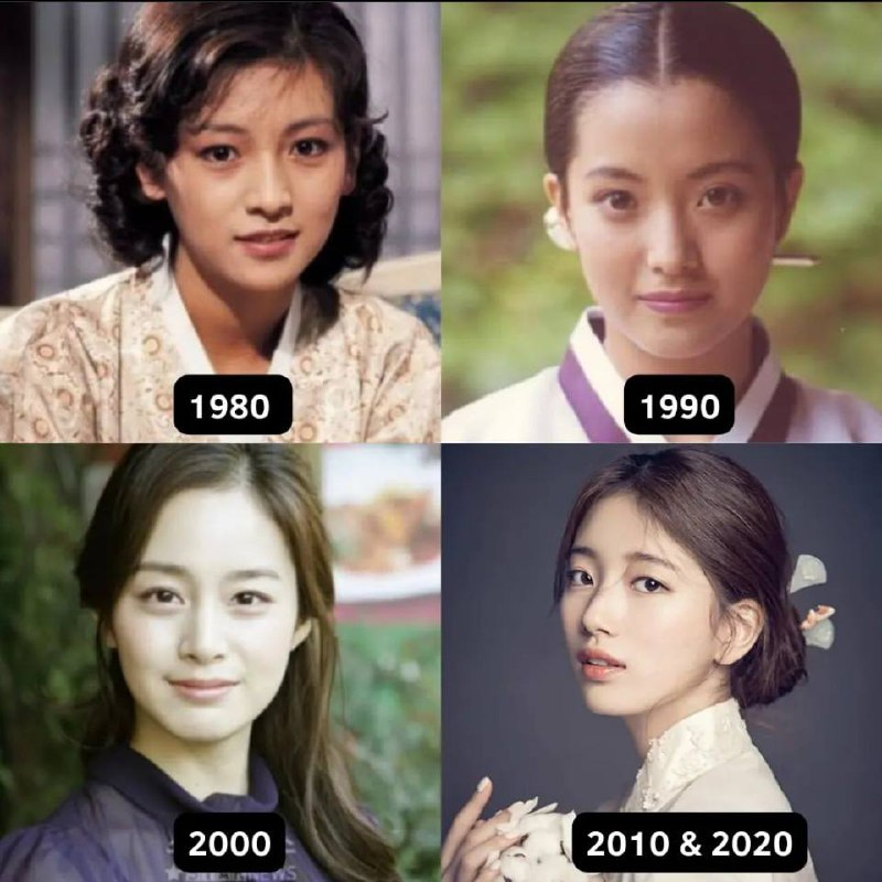 Korean Beauty Representatives Chosen by the Korean Society:

1980s era = #HwangShinHye
1990s era = #KimHeeSeon
2000s era = #KimTaeHee
2010s & 2020s era = #BaeSuzy