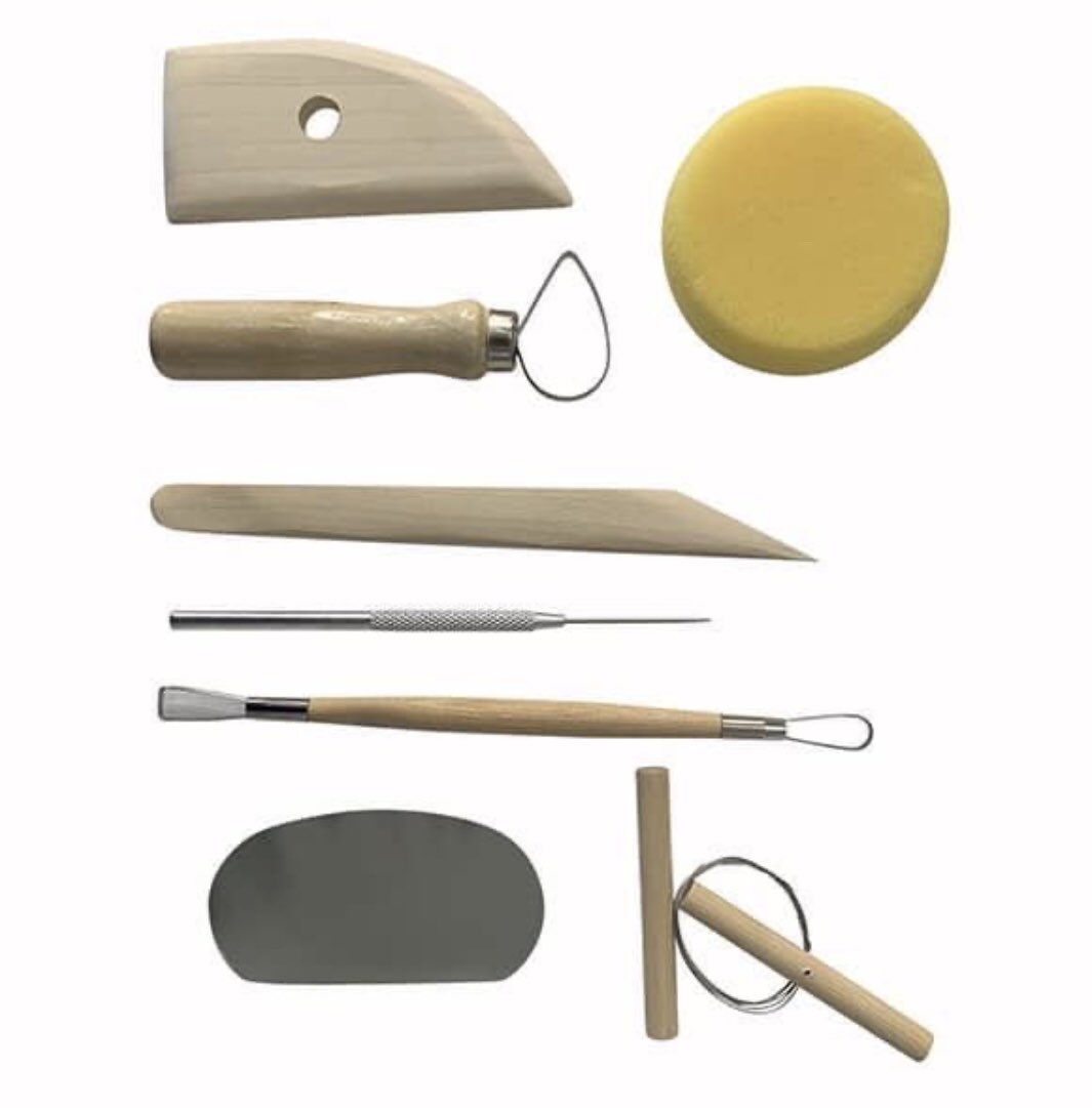 ArtMaterialsAus's tweet image. 🎨 Unleash your inner creativity with the Pro Hart Swagger pottery tool set! This set includes a wooden potter&apos;s rib, wooden modelling tool, ribbon tool, needle tool, loop tool, metal scraper, wire clay cutter, and a synthetic sponge. #artmaterialsaustralia #prohartswagger