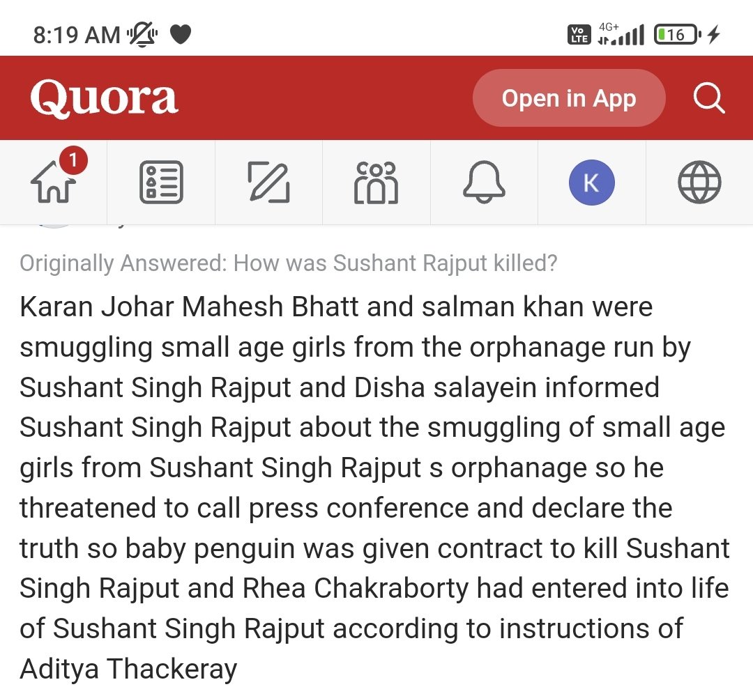 CarmieMonsang's tweet image. I&apos;m shocked 😳😲

CBI WhoKilled Sushant

#ArrestRheaChakraborty 
#ArrestSandeepSingh 
#JusticeForSushantSinghRajput 
#BoycottbollywoodCompletely 

@Copsview @IPS_Association @CBIHeadquarters @withoutthemind