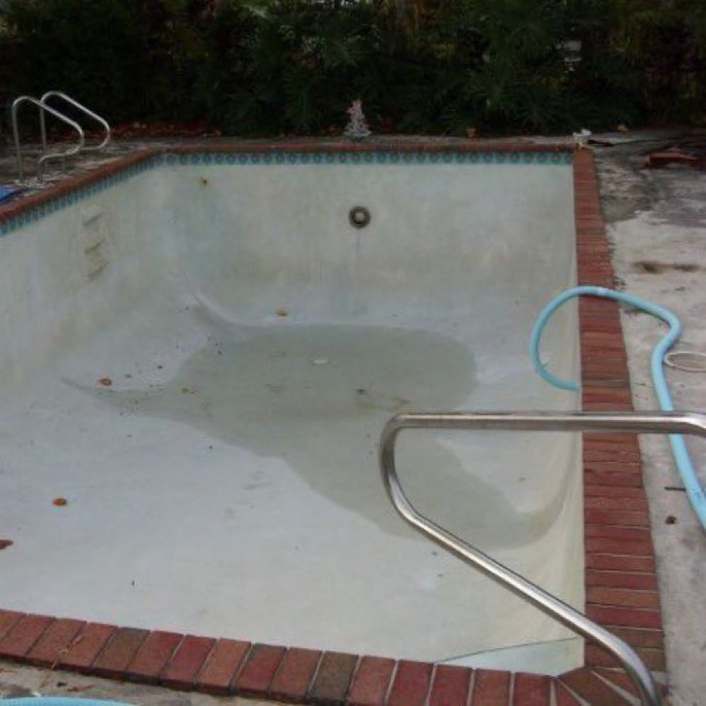 HaterReport_'s tweet image. “Welcome to the Poole party!” 

The pool in 2024