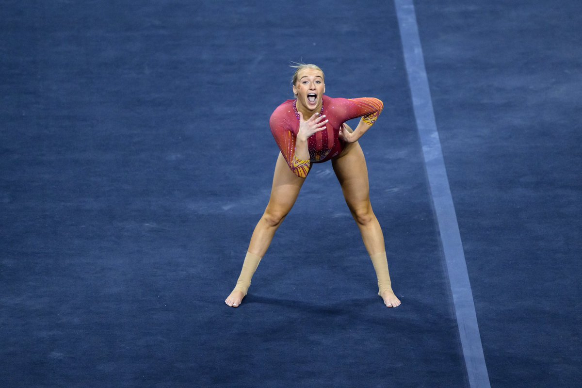 Iowa State Gymnastics tweet media