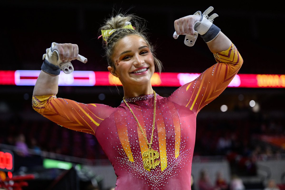 Iowa State Gymnastics tweet media