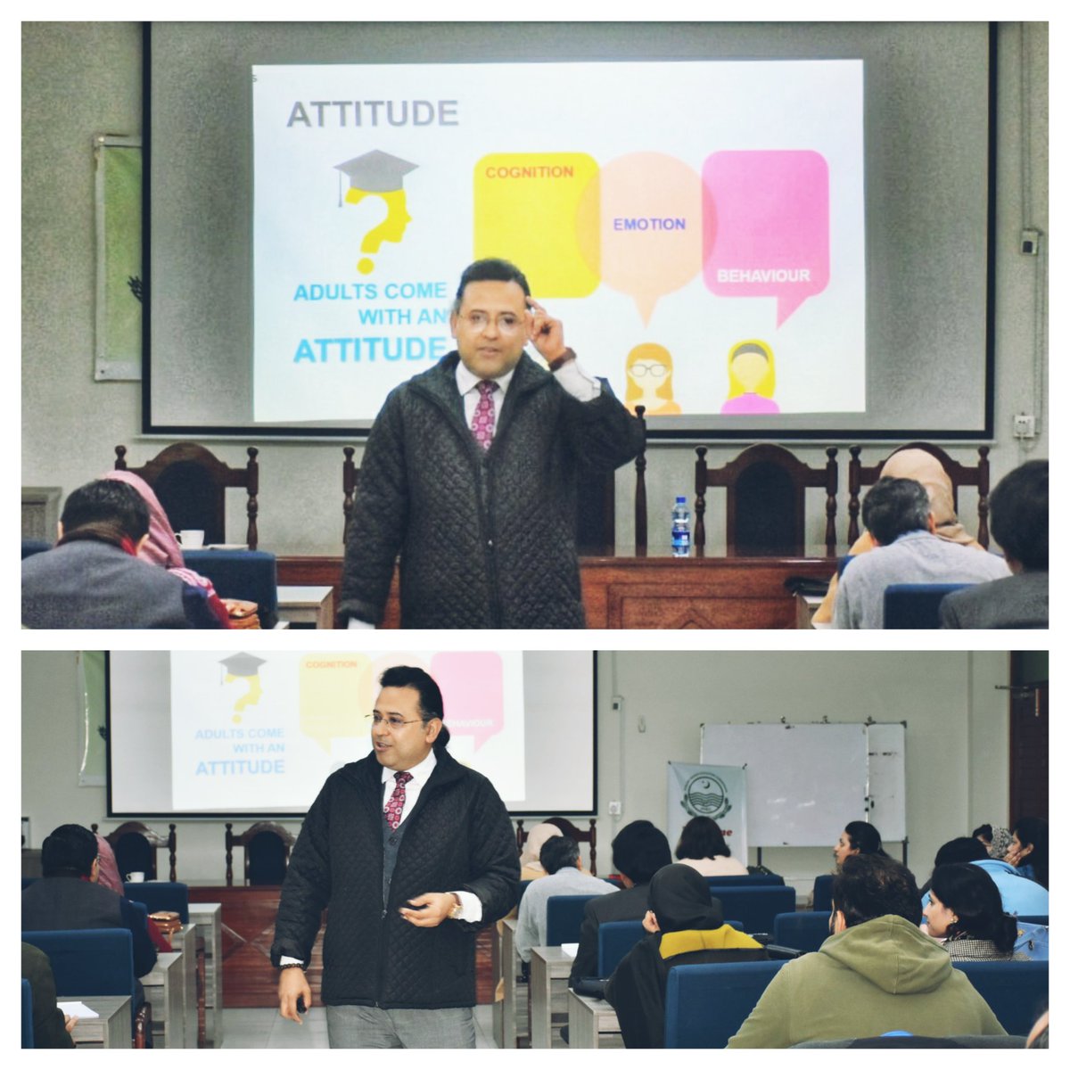 malihamza's tweet photo. Trained young University teachers on Learners' Psychology organized by Punjab Higher Education Commission. By the way who is their learner? #learner #psychology #newbies #hec #teacher https://t.co/lDktjofYbB