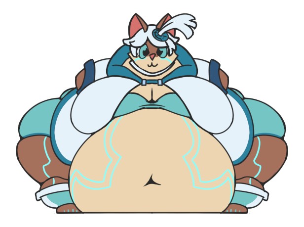 HeftyTotem's tweet photo. Here is an artwork I made of a version of Ganache, one of the mascots for https://t.co/uEkZ2FtRQ0. A place I am quite fond of and a friendly place that seems to have a gravitational effect of attracting some great big bellies. https://t.co/VGZbD00mPc