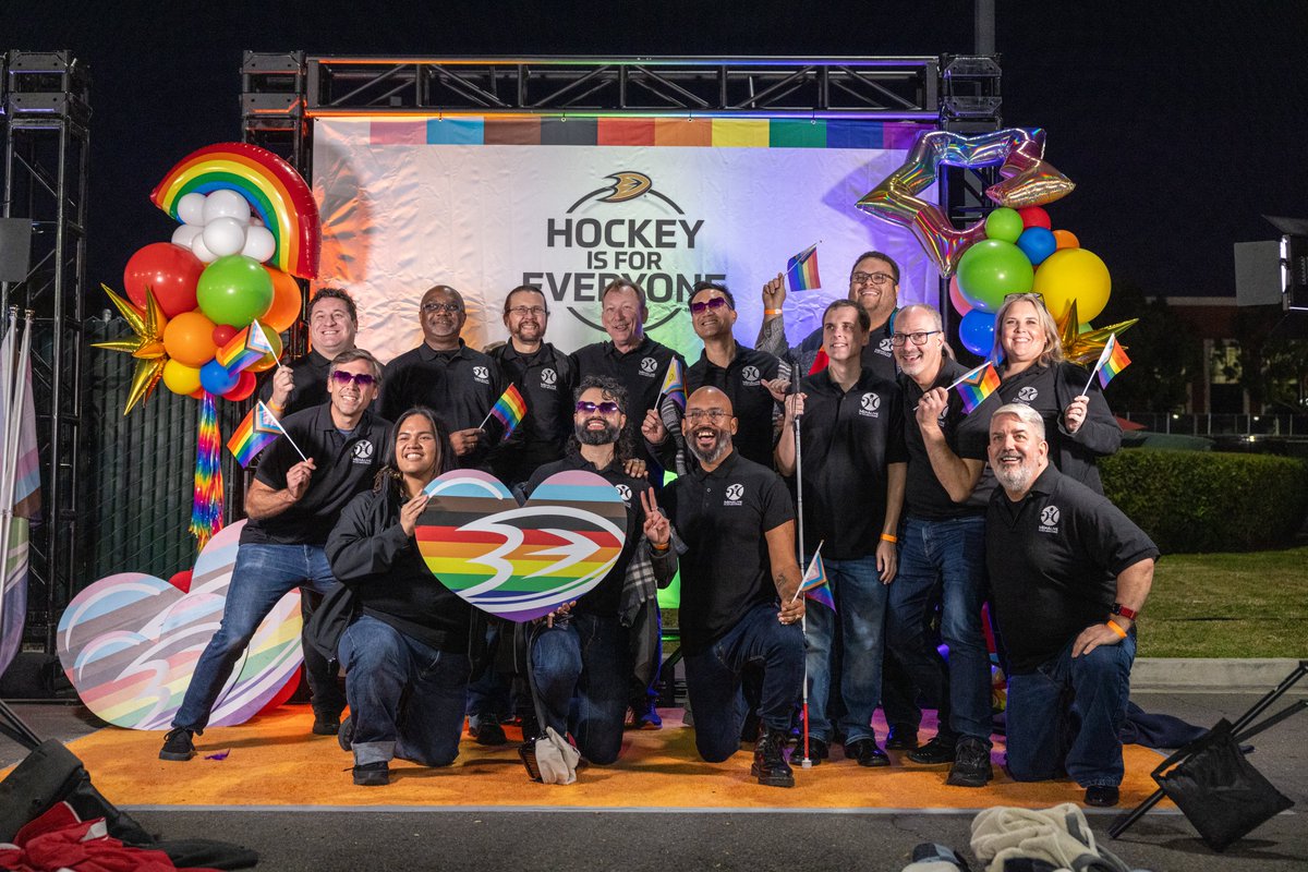 Views on Pride Night 📸 #FlyTogether | #HockeyIsForEveryone