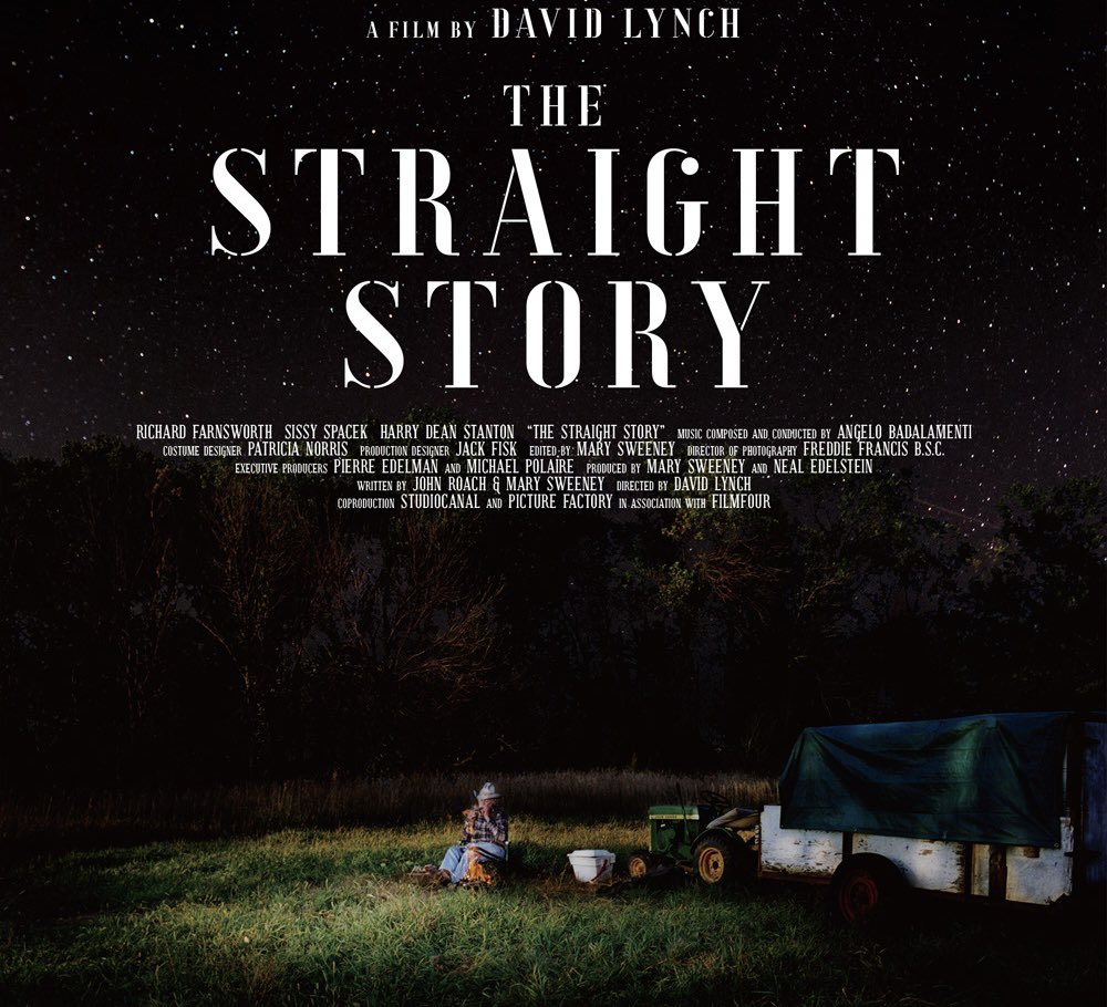 Coming to #4KUltraHD Tentatively in April 
 
Directed by #DavidLynch 

Starring #SissySpacek and #RichardFarnsworth 
 
The Straight Story (1999)