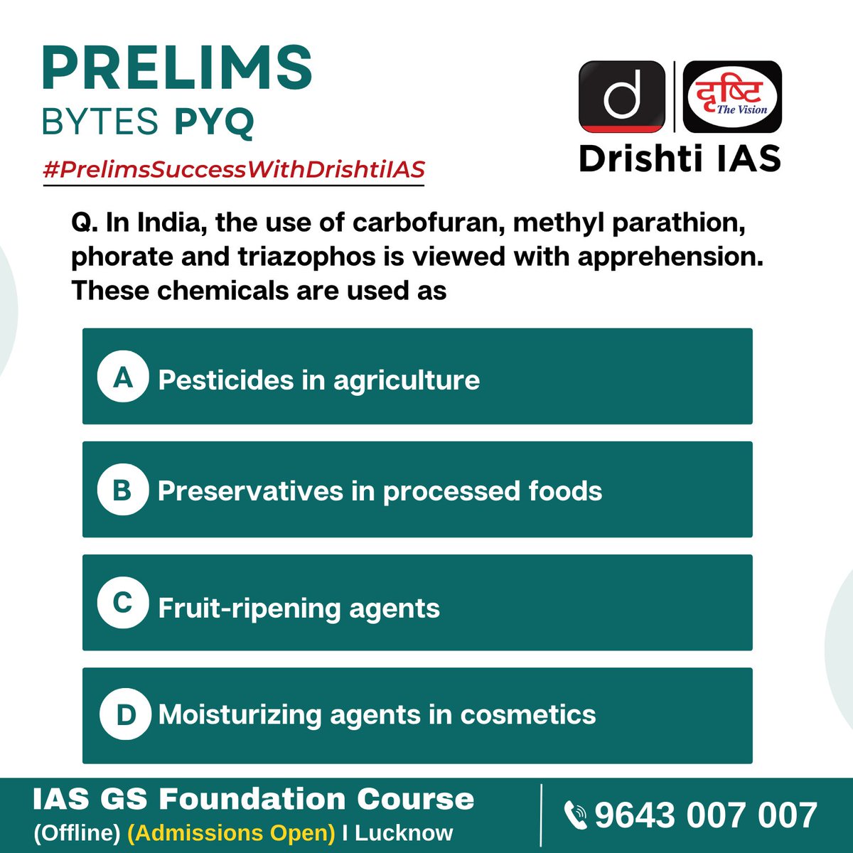 drishtiiaseng's tweet photo. Ace #Prelims2024 with #PrelimsBytes - where every bit of knowledge counts!

#PrelimsSuccessWithDrishtiIAS #PrelimsWithDrishtiIAS #CropFailures #Pesticide #RajyaSabha #Crops #UPSC #UPSC2024 #IAS #CSE #Prelims #DrishtiIAS #DrishtiIASEnglish https://t.co/wjS3bu9q0r
