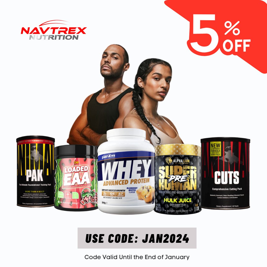 NavtrexN's tweet photo. 🔥 Unleash Savings at Navtrex Nutrition! 💸💪

Exciting news, fitness enthusiasts! 🌟 Elevate your gains with our premium protein powders, now on SALE at Navtrex Nutrition! 🛍️ Use code "JAN2024" at checkout! https://t.co/E364zj29z5💳 https://t.co/EwmJoKVt9n