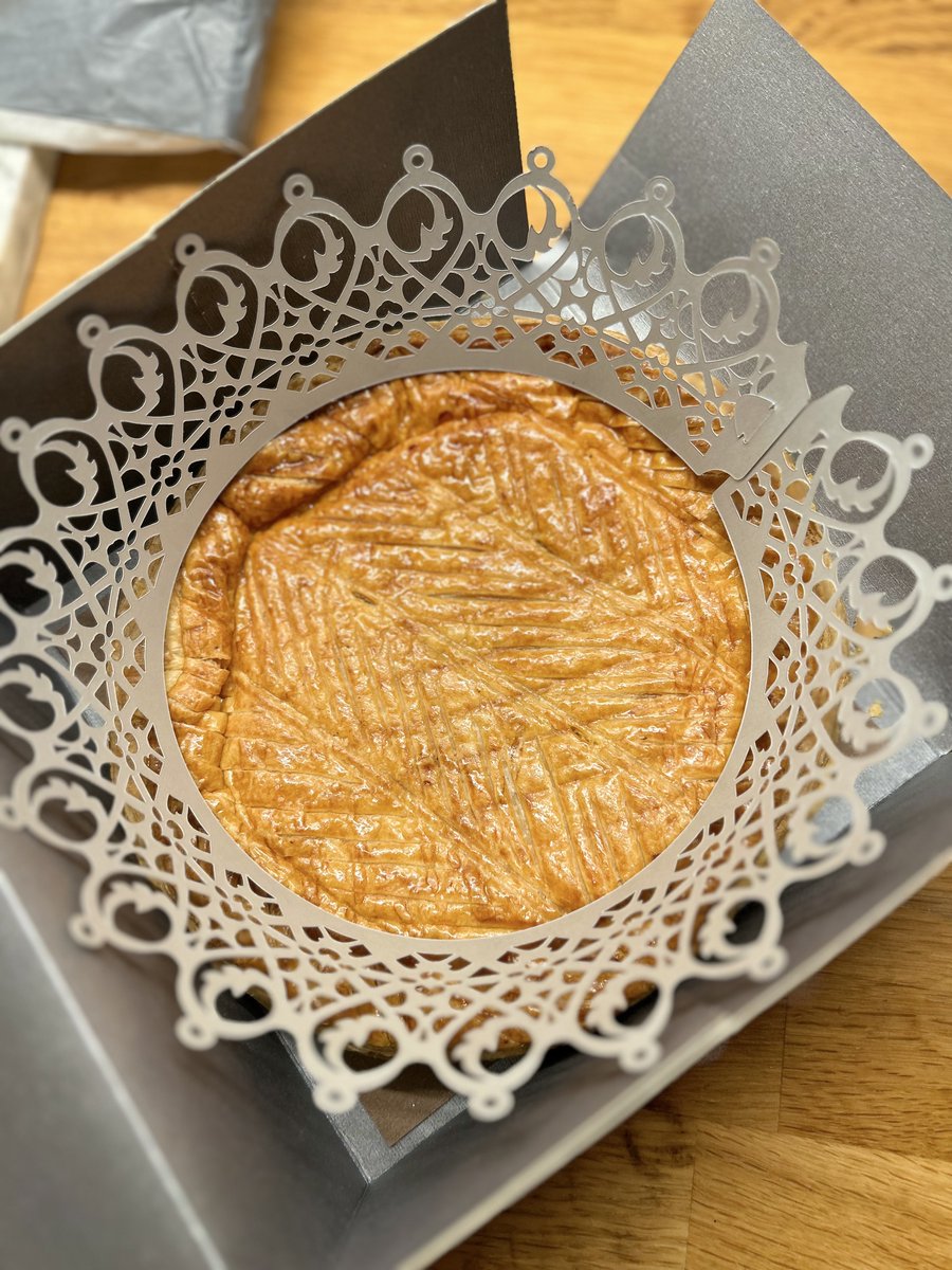 Indulge in a French tradition ! The Galette des Rois, a delicious puff pastry cake filled with frangipane, is savored every January to celebrate Epiphany. Find the hidden “fève” and become king or queen for the day ! 

#GaletteDesRois #FrenchTradition #Epiphany