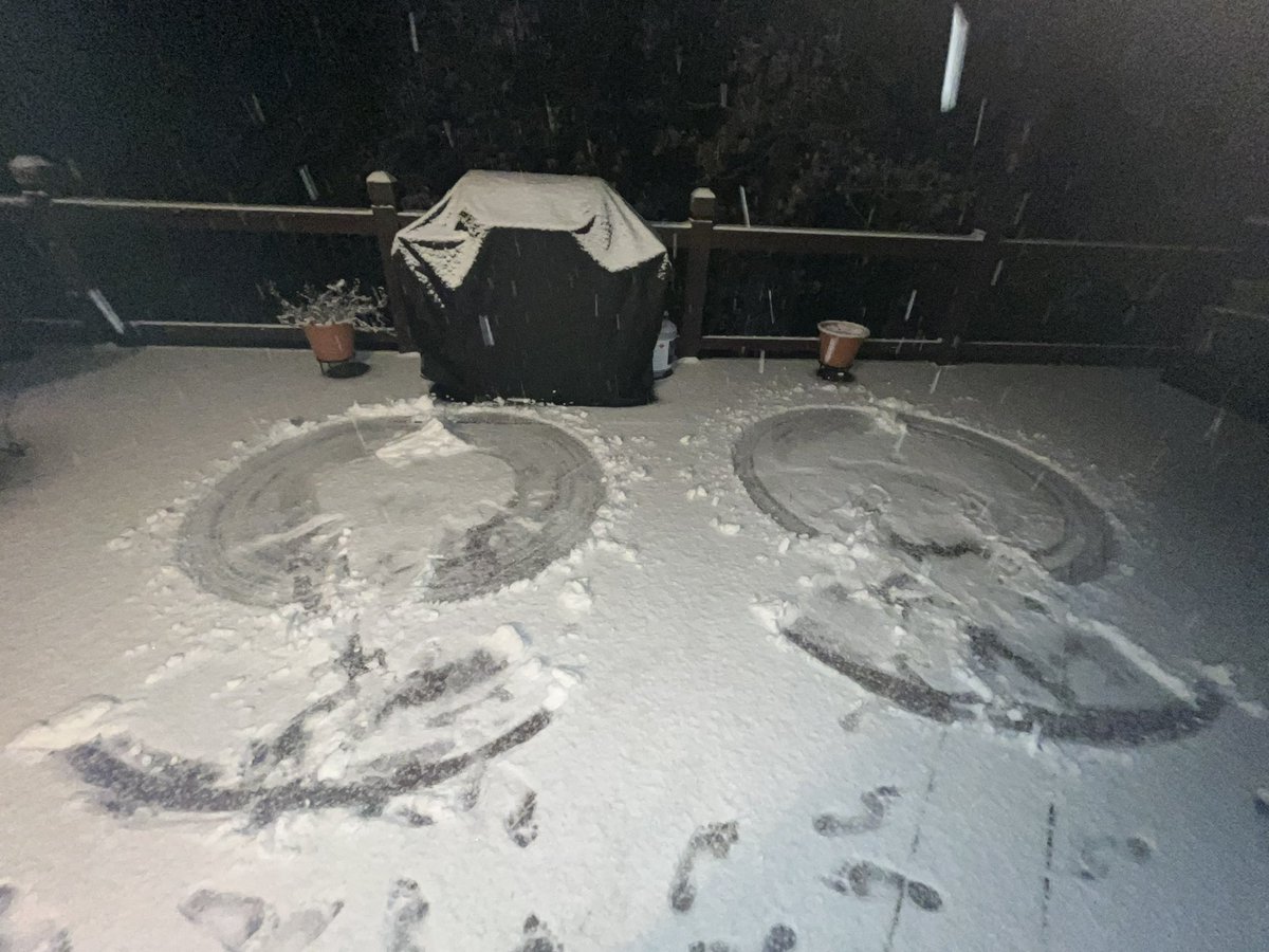 JAMESMO61500069's tweet image. My wife decided ‘WE’ should make snow angels tonight ~
Who am I to complain?
They look like #galaxyclass #starships! #StarTrek 
🖖😄🚀