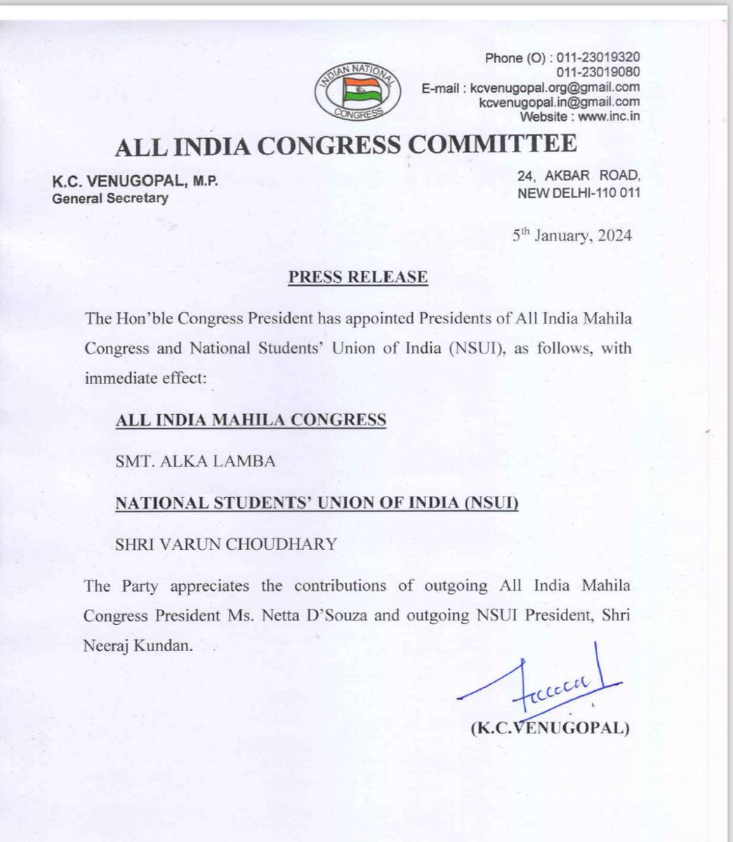 _himanshuinc's tweet photo. madam congratulations @LambaAlka https://t.co/dUJh7n4tbo