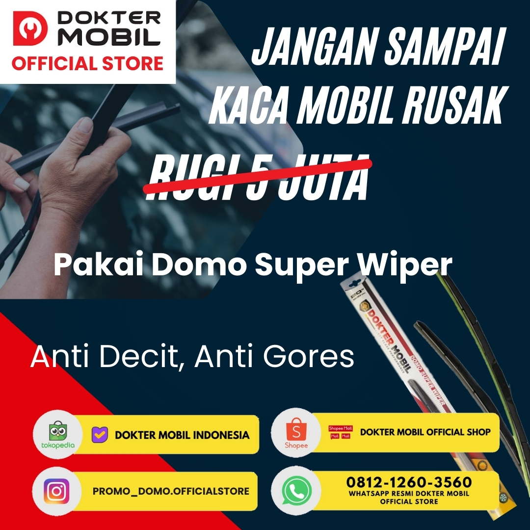 utami_autos_1's tweet image. Wiper Kaca Mobil Tanpa Suara di Online Store Dokter Mobil Bangkalan

Tokopedia Dokter Mobil Indonesia

Shopee Dokter Mobil Official Shop
#domosuperwiper #wipermobil #wiper #aksesorismobil #familycar #mobilkeluarga #doktermobilofficialstore #doktermobil