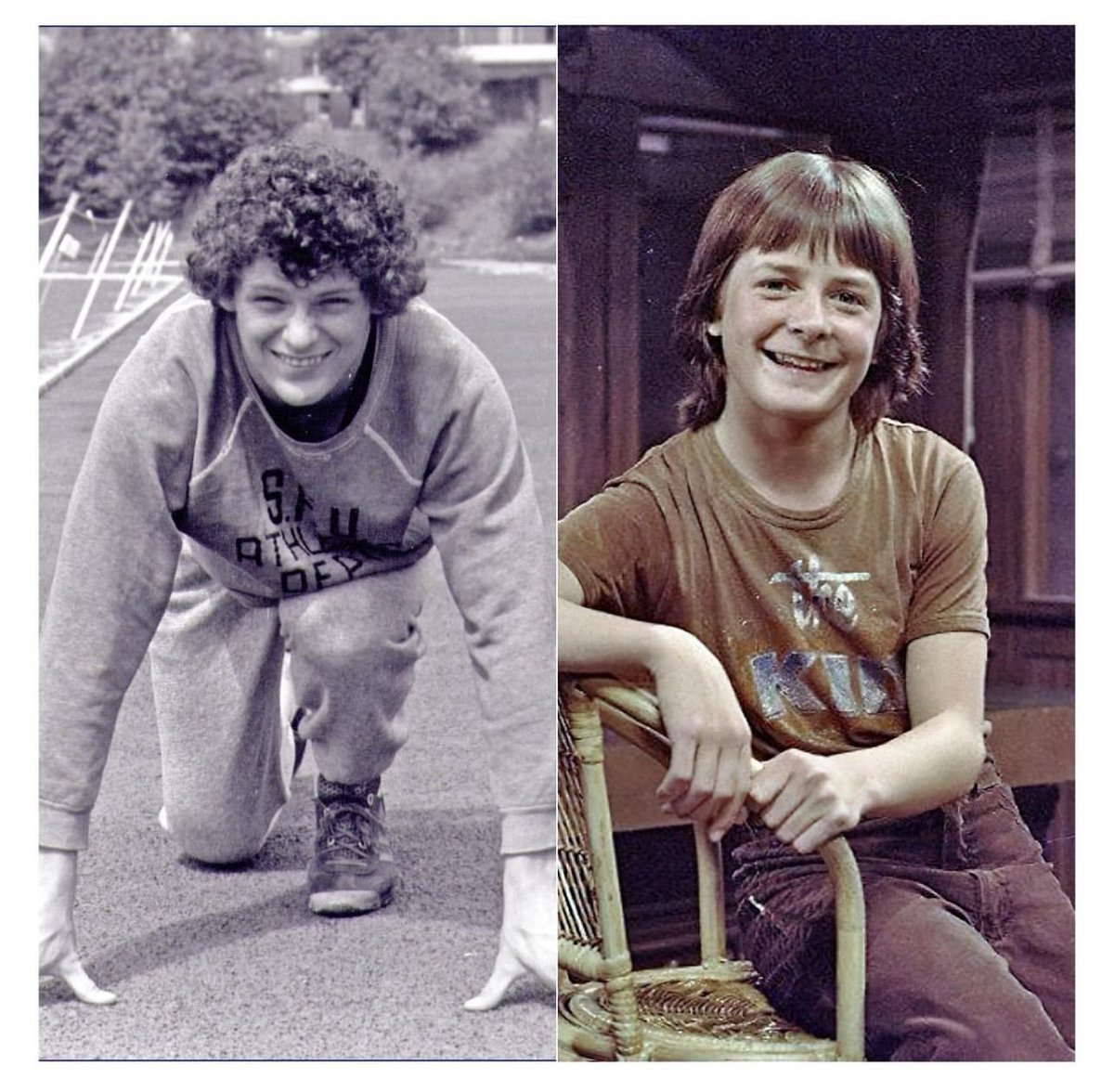 Morgan_C_Ross's tweet photo. Both Terry Fox and Michael J Fox went to high schools at the same time 22kms away from each other in Burnaby and Port Coquitlam, BC in the late 1970s. Combined they have raised over $2 billion for health research. https://t.co/2SJhVMBYJv