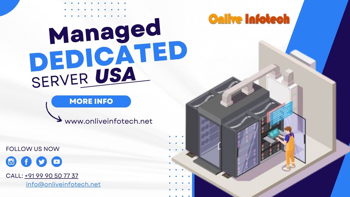 onliveinfotech's tweet photo. Elevate your business with Onlive Infotech's Managed Dedicated Server USA. Our tailored solutions guarantee unmatched performance, security,and reliability.
#manageddedicatedserverusa #cheapdedicatedserver #USA #dedicated
Visit - https://t.co/7Aaa1TawHv https://t.co/f6VV3sJtBs