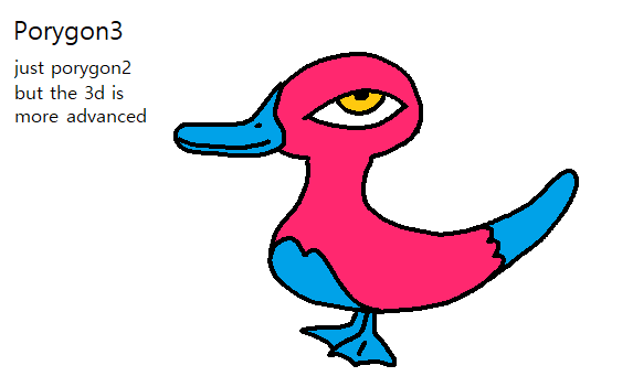 CovarksTrashbin's tweet photo. @bromojumbo idk if this exactly fits but i just made a shitty little mockup of a porygon3 thats so lame it makes porygon-Z look even cooler in comparison https://t.co/c0IgmUtqG0