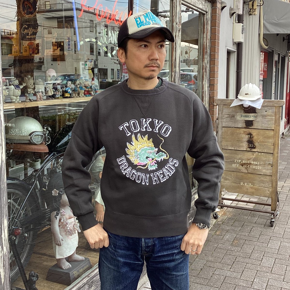 JELADO Dragon Tokyo Heads Sweat Shirt TOKYO DRAGON HEADS 