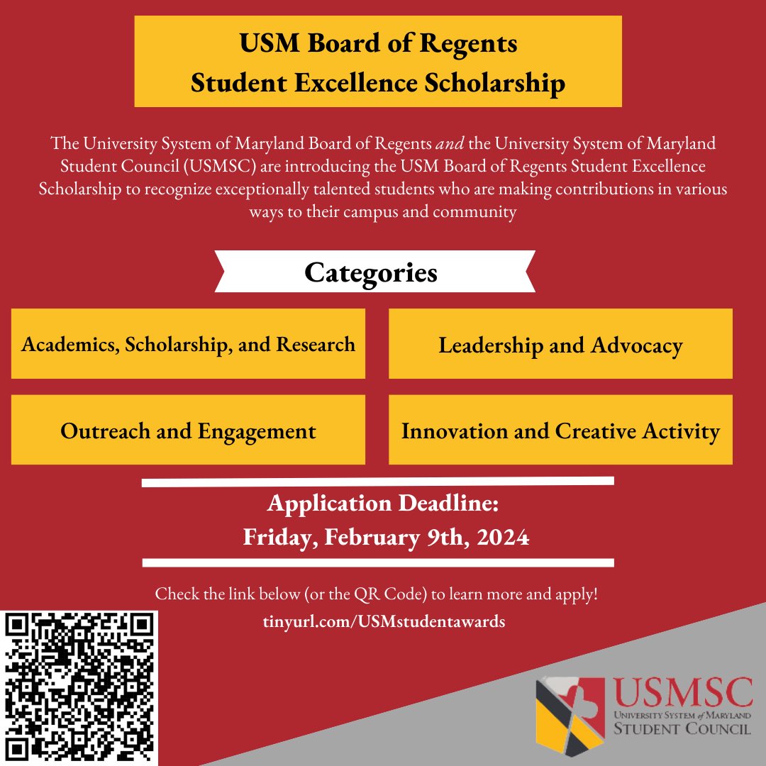 University System of Maryland Student Council tweet media