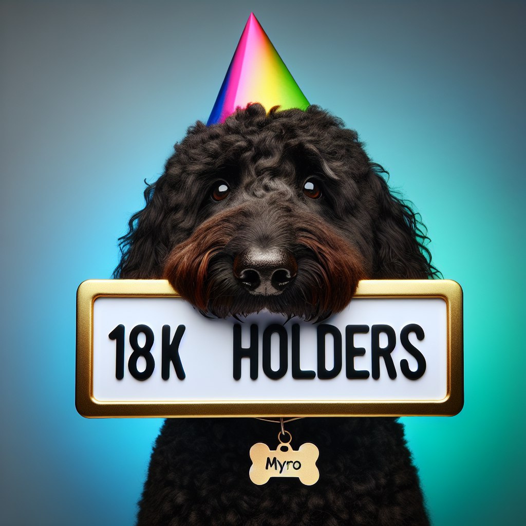 MyroSOL's tweet photo. $MYRO has 18,000 holders in 2mo 🎉 https://t.co/GerVSThQk8