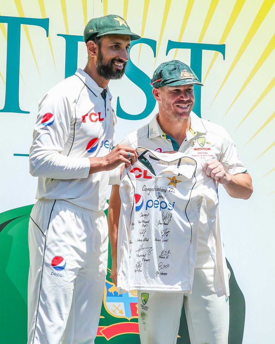 CricketAus's tweet photo. The cricket was great, and the sportsmanship was outstanding.

Thank you for a great series @TheRealPCB 🙏 https://t.co/kjxVBDb6iR