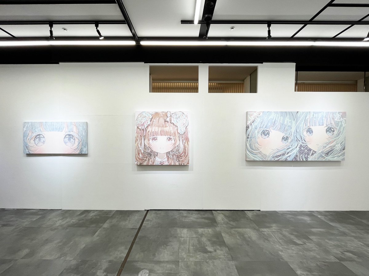 野澤梓さんの個展「あいまい」を帝国ホテルプラザのMEDEL GALLERY SHUで見た。「目」にフォーカスした作品を中心に構成した展覧会。東京藝術大学絵画科油画専攻出身の人気作家。1/7まで。