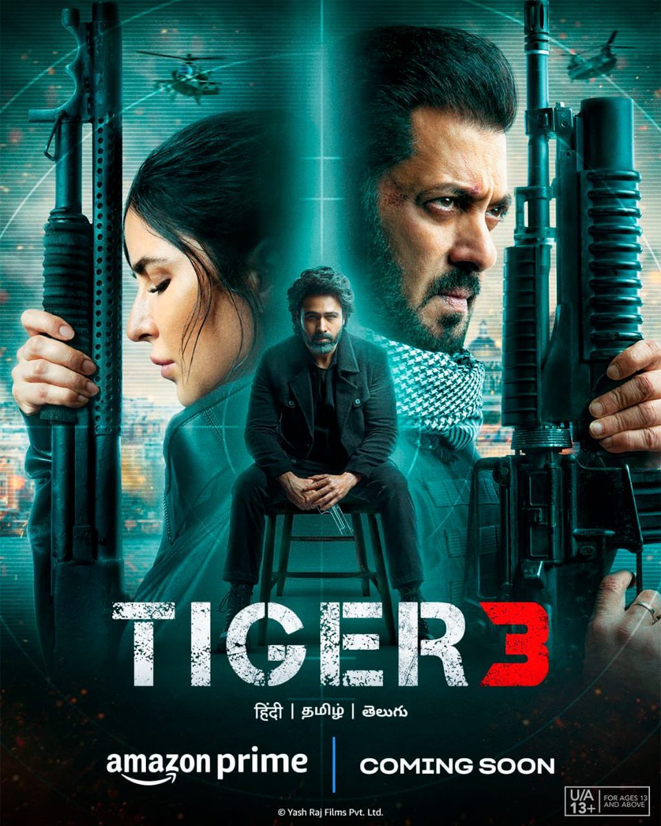 Tiger is on his way 🐅

#Tiger3OnPrime, coming soon 

@emraanhashmi 
@BeingSalmanKhan #KatrinaKaif #ManeeshSharma @yrf

@PrimeVideoIN 

#EmraanHashmi #Tiger3 #SalmanKhan