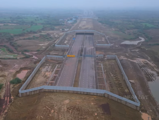 Animal Underpass on Delhi - Mumbai Expressway (in Rajasthan)! All Weather animal underpass for easy movement of wild animals with noise barriers! Pkg 11 - Delhi - Vadodara Phase! #DelhiMumbaiExpresssway #infrastructure #Delhi #mumbai 📷Infra Live