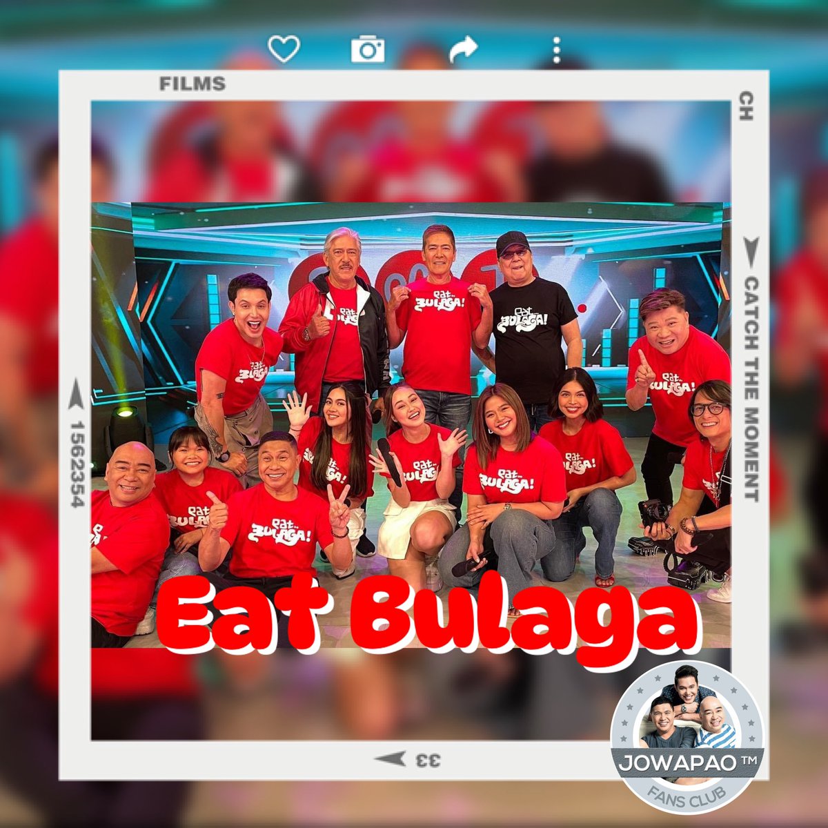 Isang libo’t, isang tuwa
Buong bansa…

#EATBULAGA

Photo of TVJ
