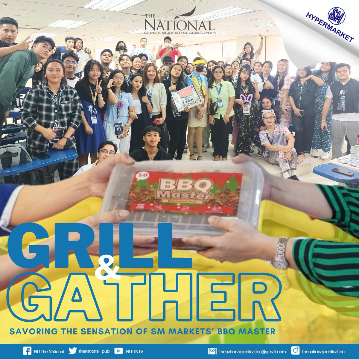 nuthenationaI's tweet image. "...the mouth-watering cuts and flavorful chicken skewers of BBQ Master cater to everyone's taste buds. With its elevated taste, traditional barbecue becomes a celebration with every bite."

READ: facebook.com/photo.php?fbid…

#BBQMaster 
#SMHypermarket 
#NUTheNational