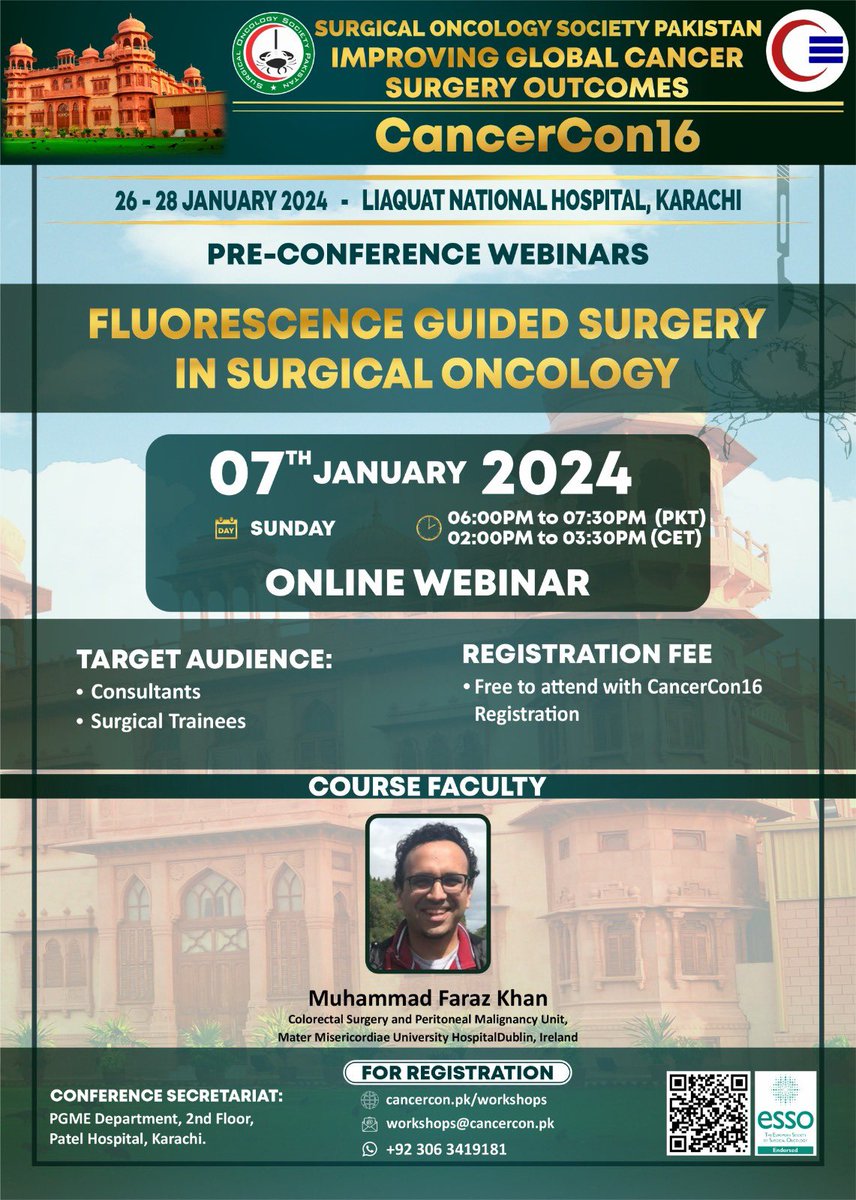 SOS_Pk's tweet photo. ⏰  Starting today, the webinar series  of CancerCon16 ! ⏰

🗓️ If you haven't already, please register for the conference to be able to participate in webinars for free. 🗓️

Registration is open through our website at https://t.co/ILkBAmq2Ii

@YSAC_PK @ESSOnews @FarazKh65499316 https://t.co/OsHOpOoWEr