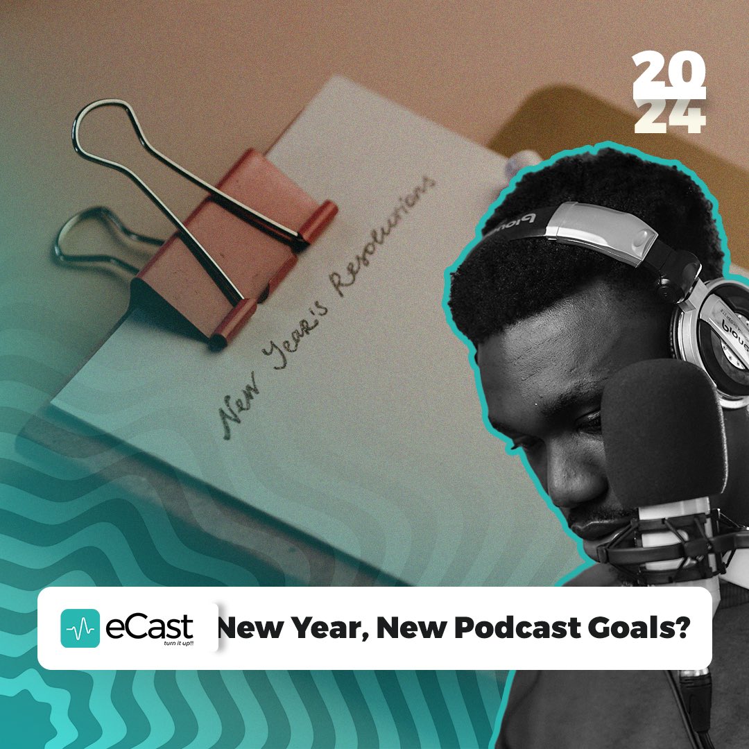 khali_africa's tweet image. 2024 is still fresh, and now is the prime time to set the stage for success!

What are your podcast goals for 2024? Share your aspirations, improvement plans, and winning strategies in the thread below! 👇🏾

#eCast #Podcast #LetsWinIt
