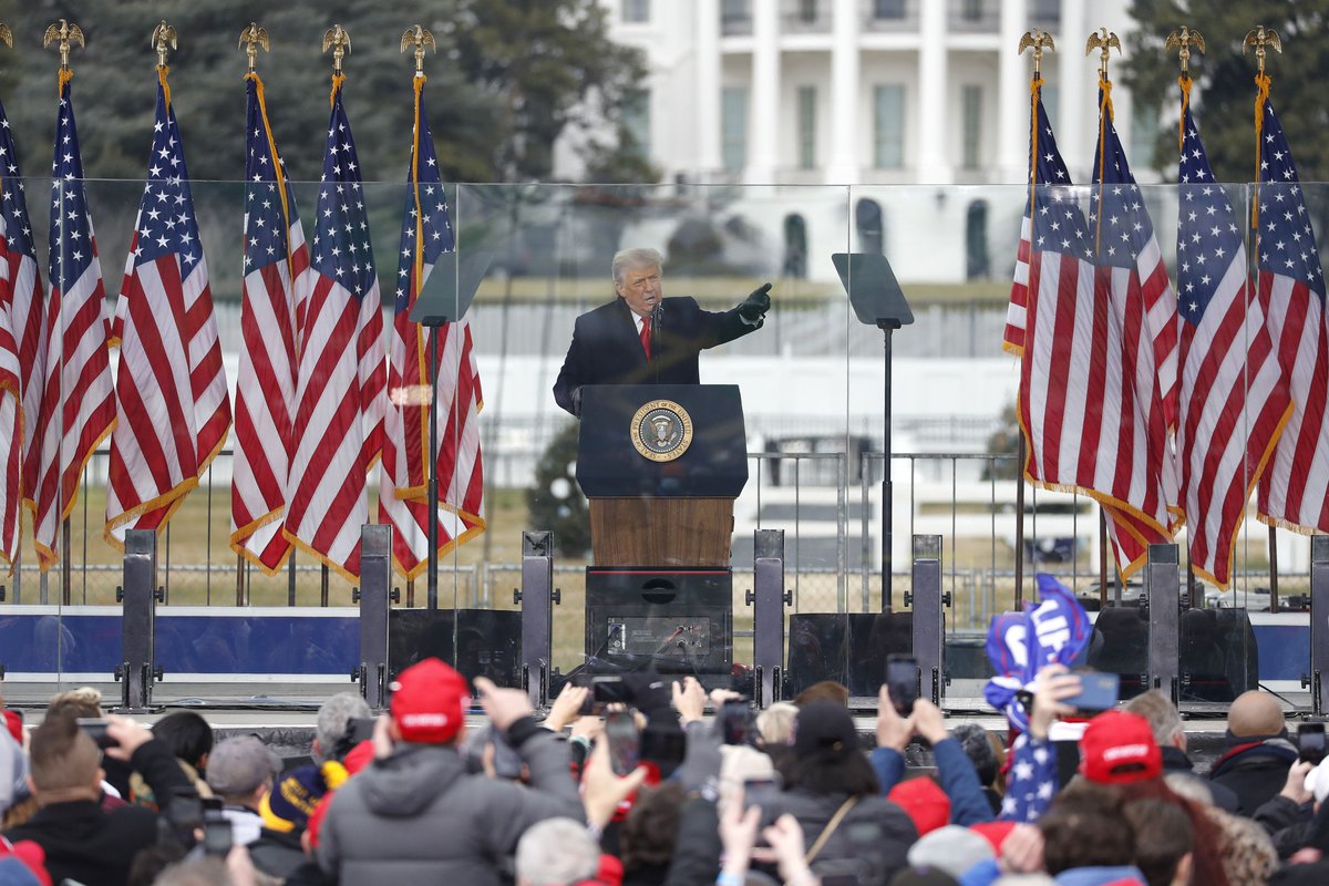 Trump riles up his MAGA crowd on January 6