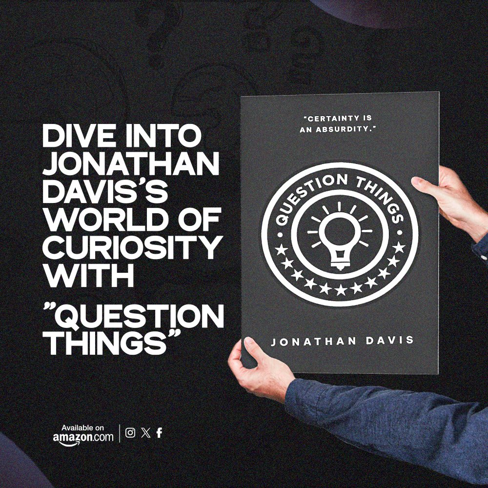 things_que67203's tweet photo. Join us on this transformative #exploration, where the #author's #words become a #Guide through the labyrinth of existence.
https://t.co/biNLdLeEAh
#LiteraryJourney #FateandCoincidence #HumanExperience #JonathanDavis #QuestionThings #FateOrCoincidence #KarmaDebunked #authorlife https://t.co/5AqsgUzbl2