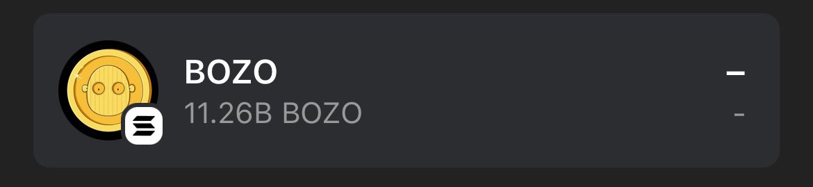 nft_cryptogang's tweet photo. Sending 11 billion $BOZO to 5 lucky followers 🎁

Just drop your $SOL wallet, follow &amp; RT

~ 24 hrs ⏳ https://t.co/poMBgo6Xbz