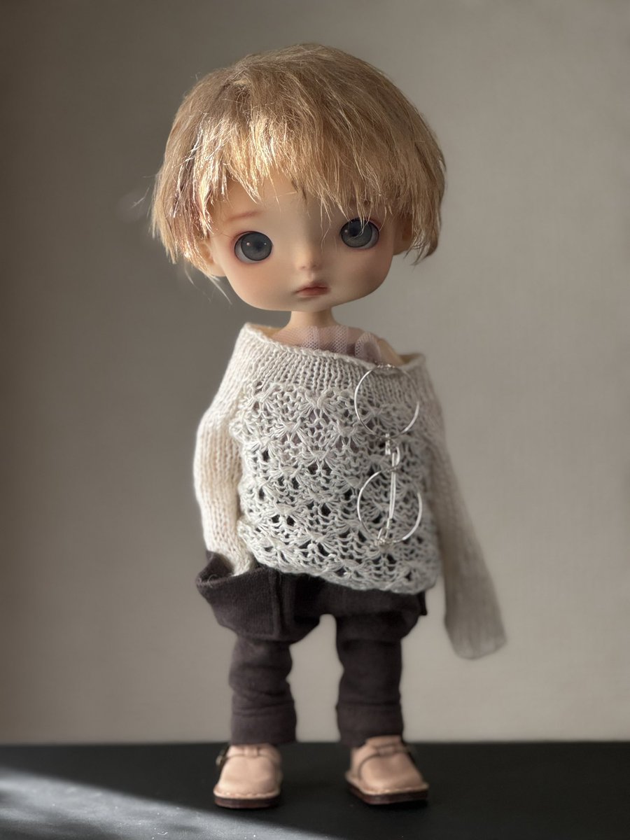 sui_Labradorite's tweet photo. さりどーるさま(@saridoll_PL )の
プレ企画でご縁頂いたサルエルー✨
😆🙏✨

チョコ色コーデ
ビターにもスィートにも合うなぁ。
最高スギる。。😭

ありがとうございました。
(´͈ ᐜ `͈ 三 ´͈ ᐜ `͈)♡

#monstdoll https://t.co/1NBRrS372P