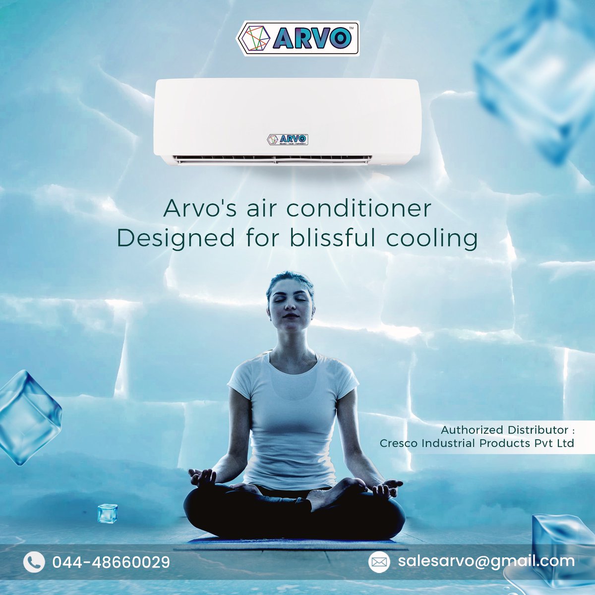 Relax and effortlessly stay cool!

Explore our premium range of sophisticated, luxurious, and stylish air conditioning units.

#Arvo #Cresco #CrescoIndustrialProducts #CoolingPerformance #StayCool #UltimateComfort #AirConditioning #EnergyEfficiency #IntelligentFeatures