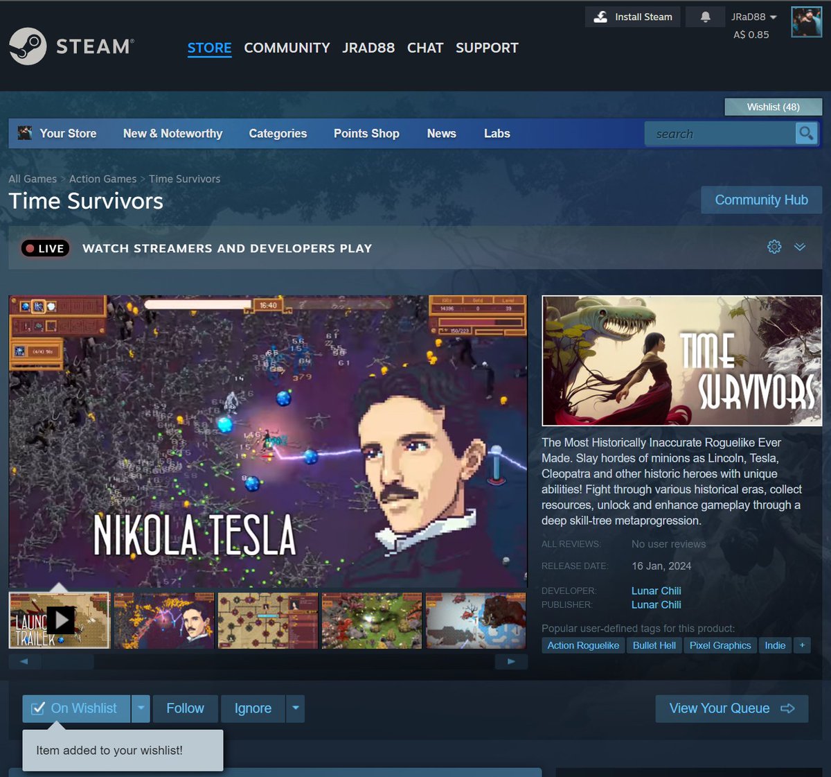 JRaD1988's tweet photo. @SteamGamesPC @time_survivors @thepowerofgrint https://t.co/5zk3LTedas