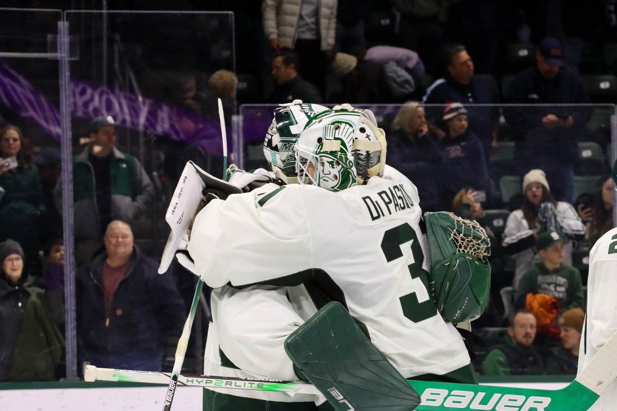 SSR_MSU's tweet photo. Michigan State Hockey won 5-2 in an exhibition match against the USNTDP. Austin Oravetz scored his first goal of the season. Luca Di Pasquo made 17 saves in 50 minutes of action, with senior Jon Mor closing out the remaining minutes of the game in his first career action for MSU. https://t.co/RjxBrY5M1W