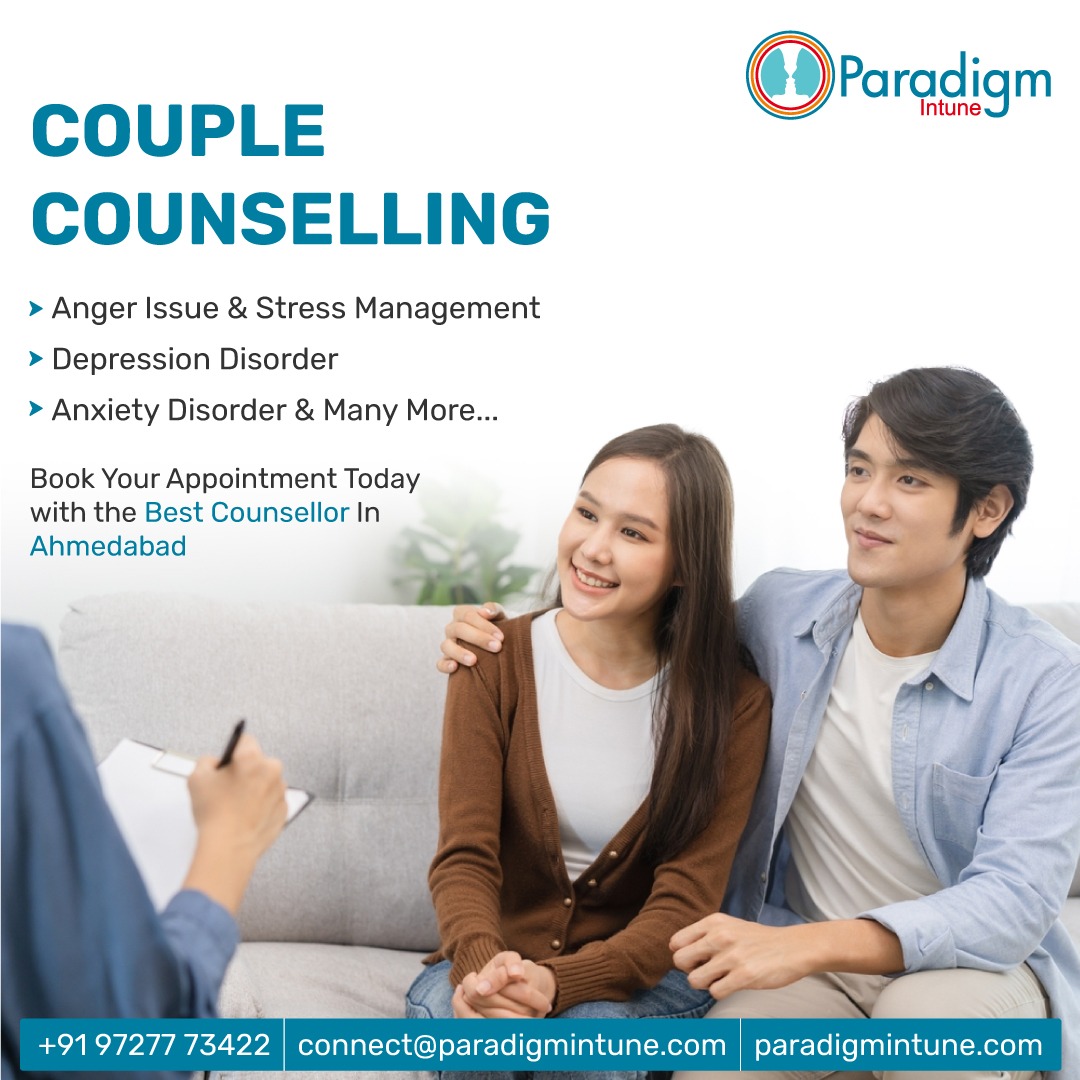 Navigate relationship storms with ease! Our couple counselling services cover anger issues, stress management, depression, anxiety, and more. Take a step towards a healthier, happier relationship. 

#ParadigmIntune #CoupleCounseling #MentalHealthMatters #RelationshipWellness